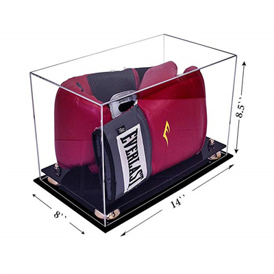 Deluxe Acrylic Kualitas Tinggi Kustom Ukuran Tinju Glove Tampilan Kasus