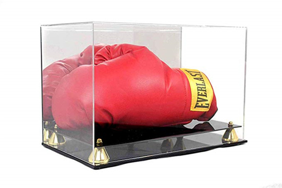 Deluxe Acrylic Kualitas Tinggi Kustom Ukuran Tinju Glove Tampilan Kasus
