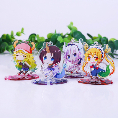 Kustom Layar Akrilik Standee Kreatif Anime Foto Dicetak Iklan Meja Standee