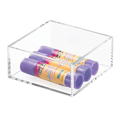 Disesuaikan jelas Lucite 4x6 kertas akrilik pemegang catatan lengket