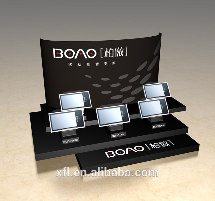 Lucid Acrylic Menampilkan Untuk Toko Retail / Toko Cellphone Acrylic Menampilkan Stand Rack